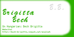 brigitta bech business card